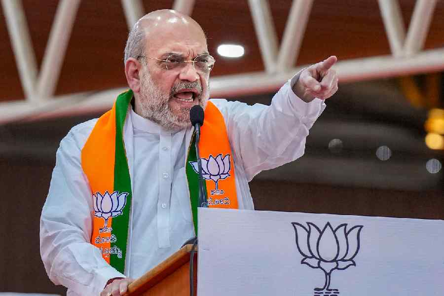 Amit Shah : SP, Congress didn't want Ram temple in Ayodhya; Modi honoured people's sentiments