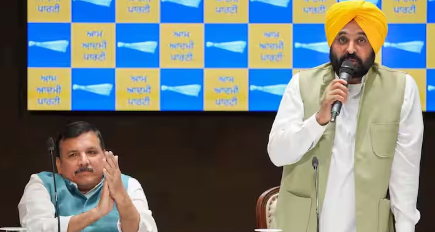Sanjay Singh and Bhagwant Mann. 