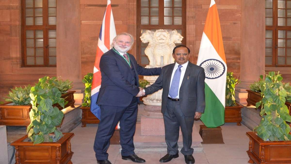UK National Security Advisor Tim Barrow held discussions with his Indian counterpart Ajit Doval over a two-day visit commencing Thursday.