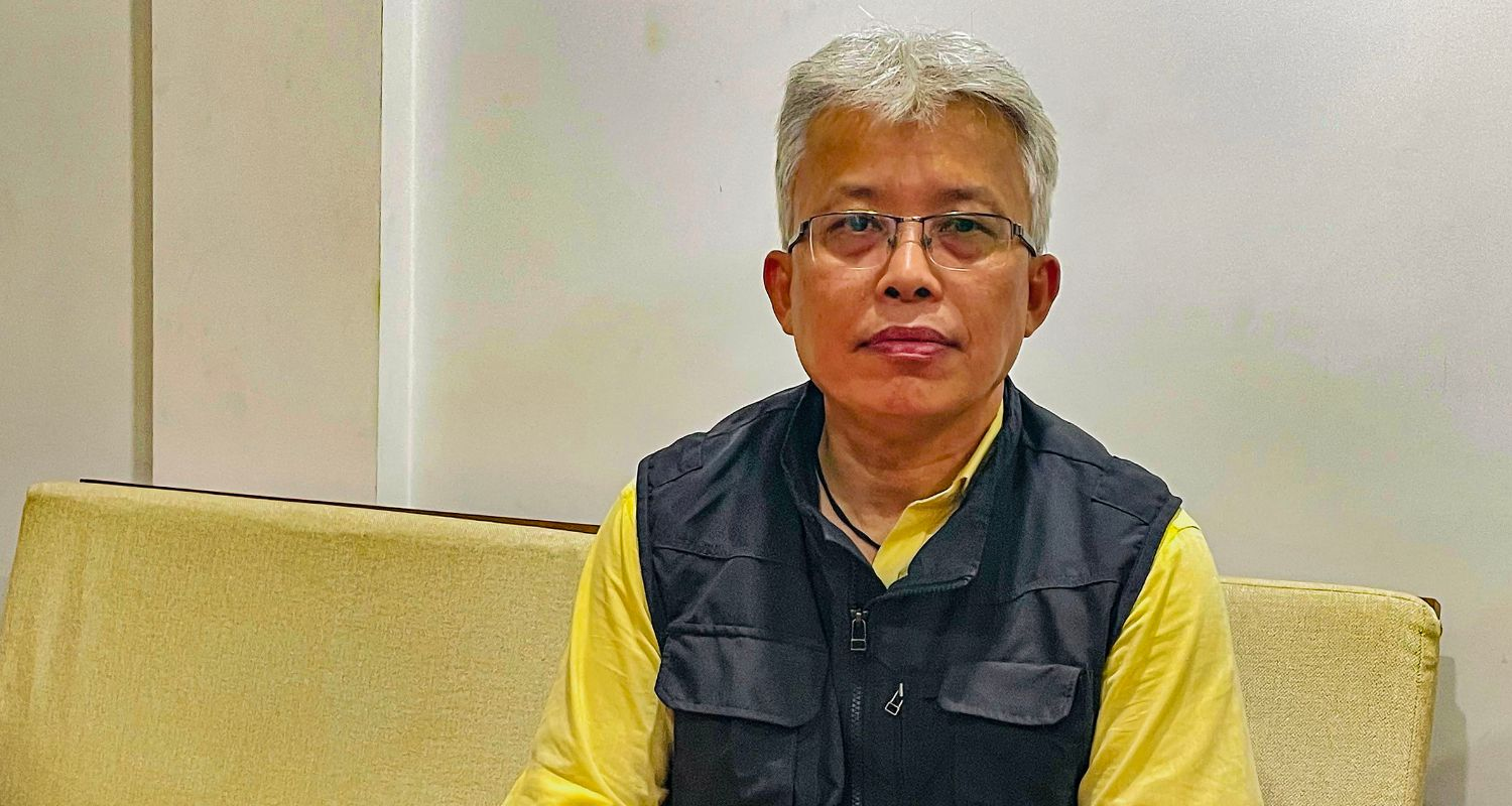 JNU professor and Congress Lok Sabha candidate from Inner Manipur constituency A Bimol Akoijam.
