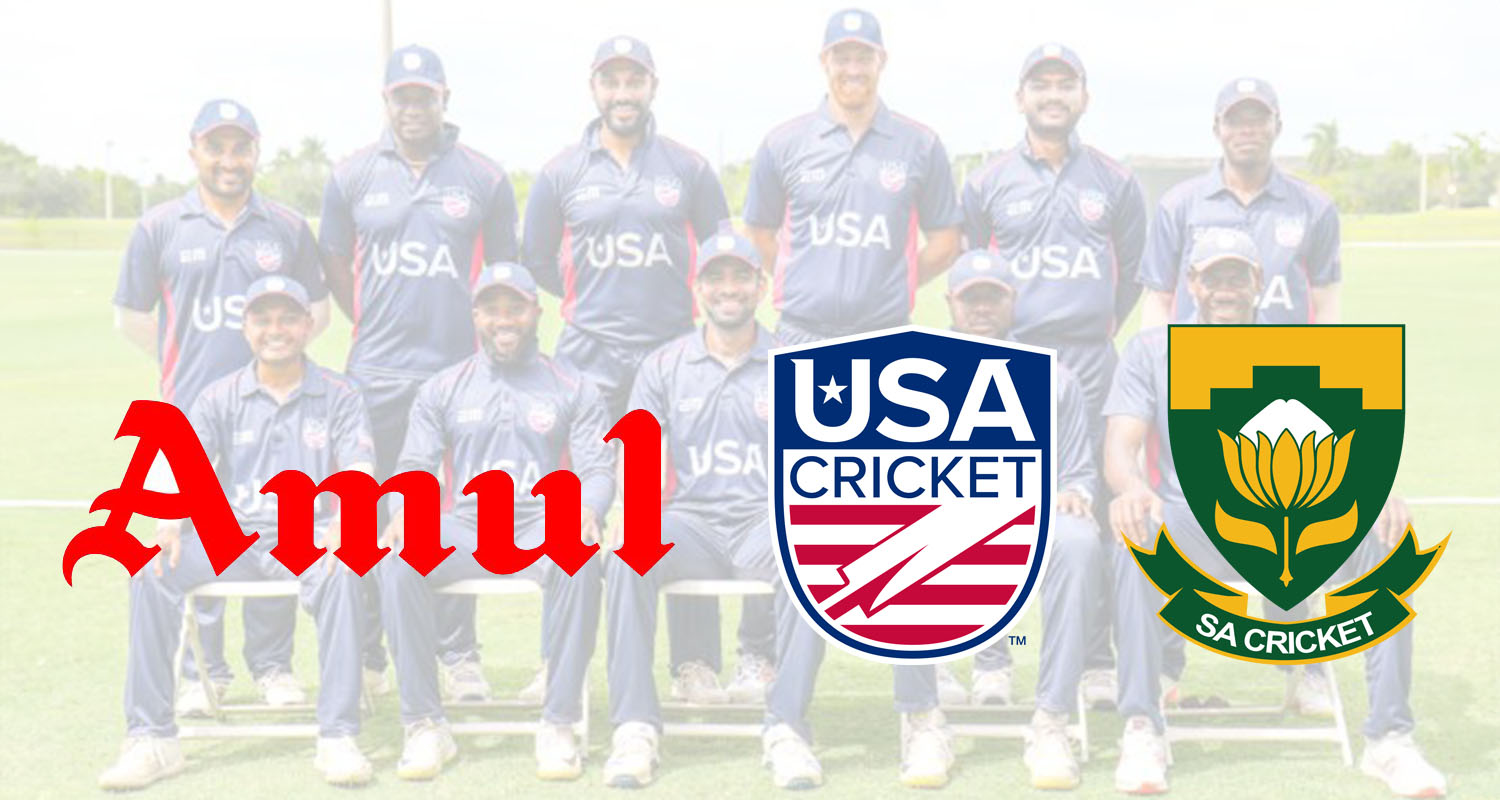 Indian dairy giant Amul will sponsor the USA and South Africa cricket teams in the T20 World Cup in June, the cricket boards of the respective teams announced on Thursday.