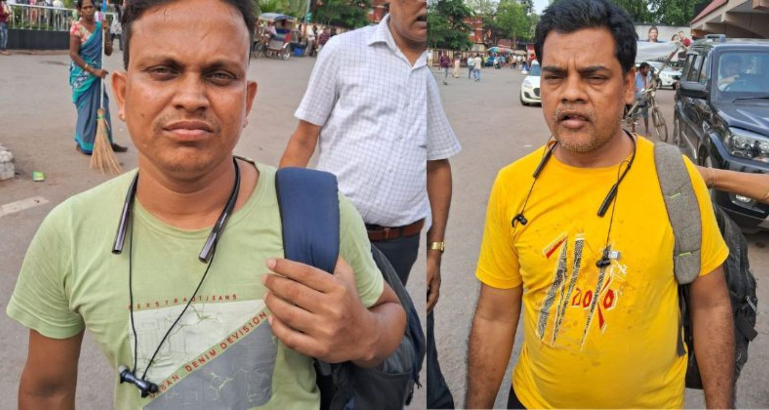 The two terrorist identified as Bahar Mia, and Rasel Mia arrested by the Assam police near Guwahati Railway station.