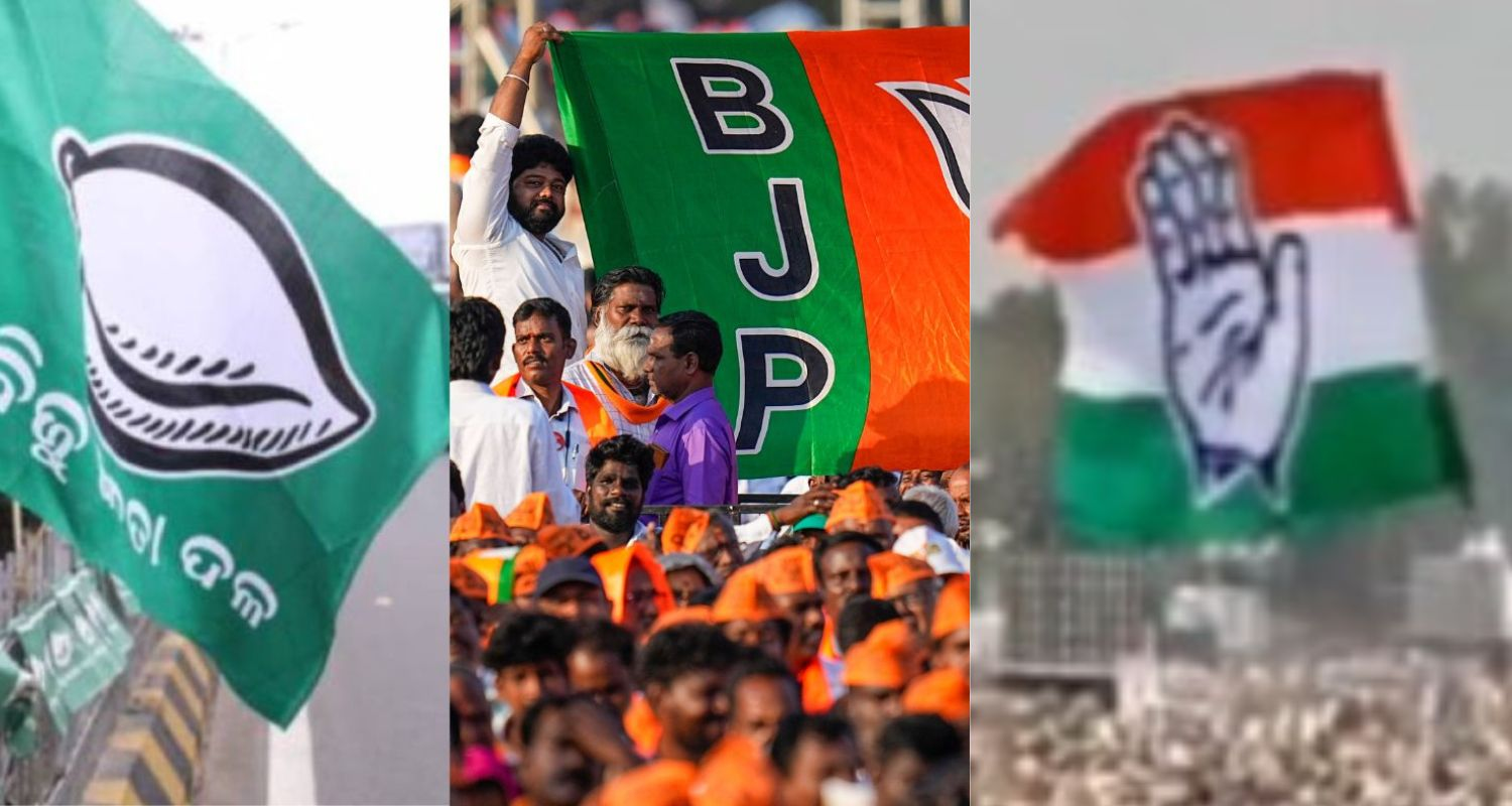 BJD holds first position in Odisha.