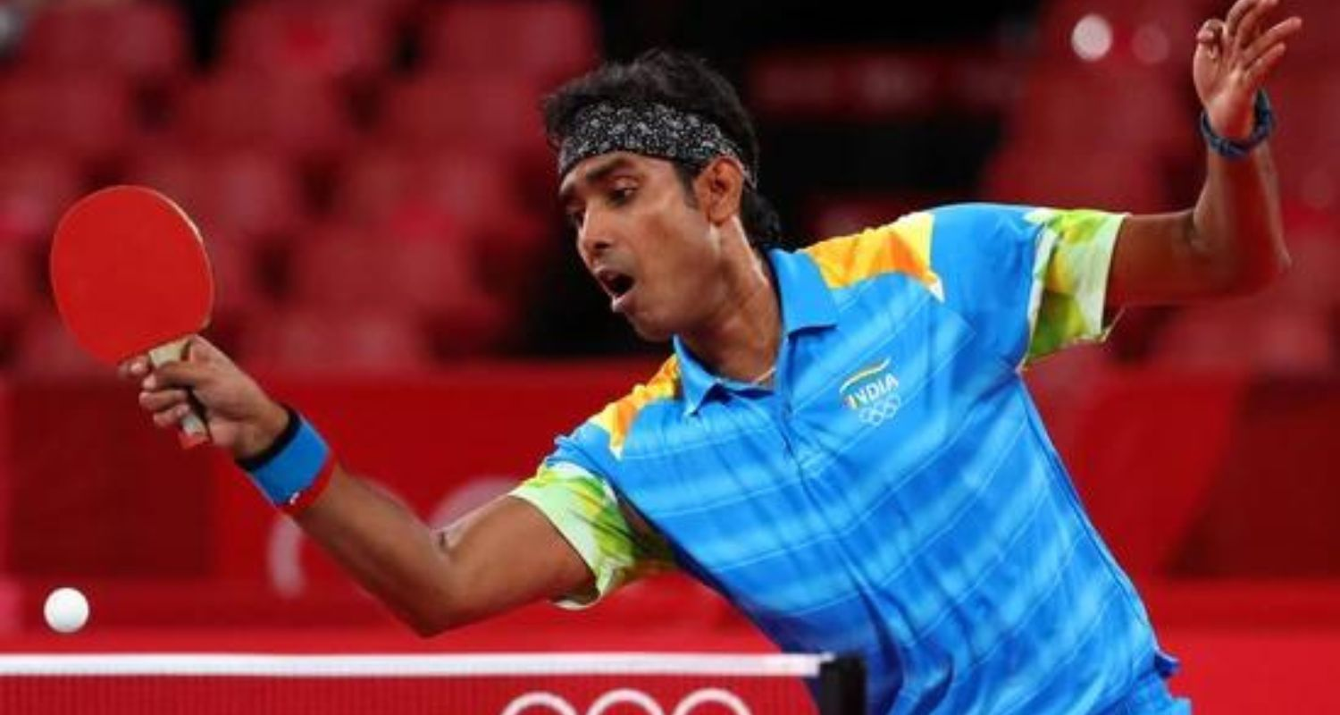 Veteran table tennis player A Sharath Kamal. 
