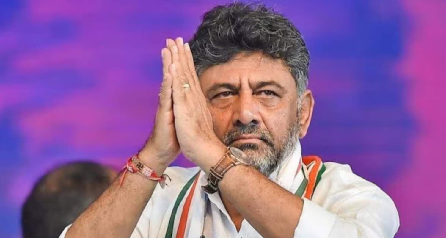Congress Deputy Chief DK Shivakumarat a public event. 