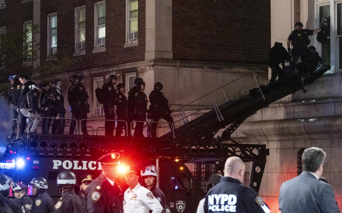 Police arrests pro-Palestine protesters at Columbia University; outside agitators identified