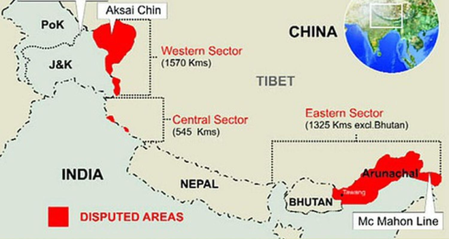 A representation of the Line of Actual Control.