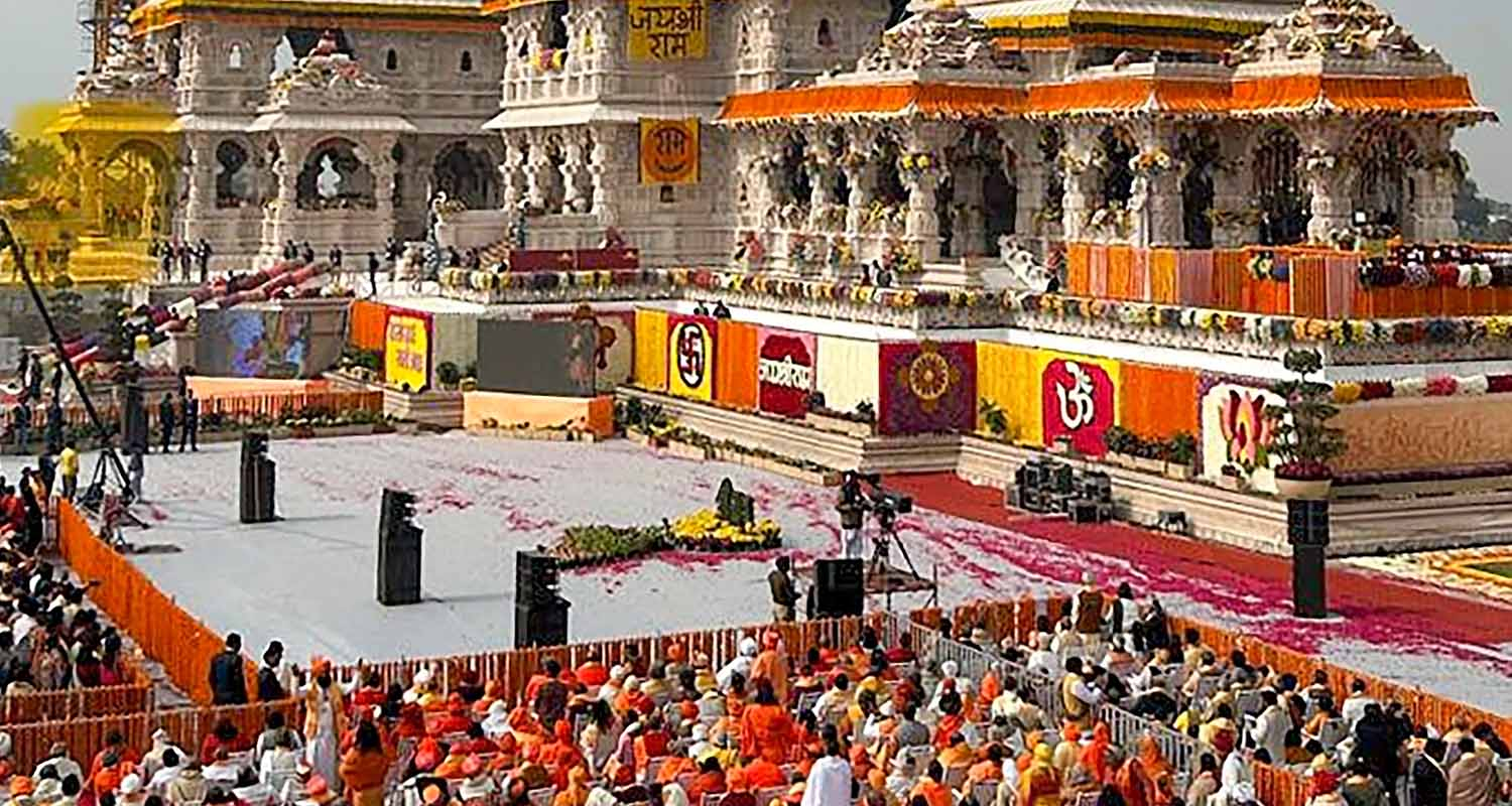 A mobile hospital of the IAF's rapid response team suffered a heart attack  'Pran Pratishtha' event at the Ram temple Ramkrishna Srivastava BHISHM Cube led by Wing Commander Manish Gupta