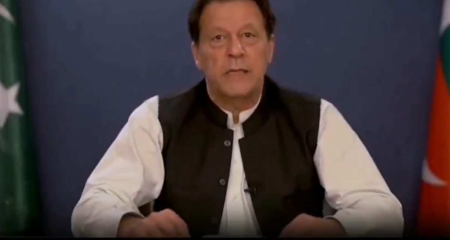 Former Pakistan PM Imran Khan in a twitter video