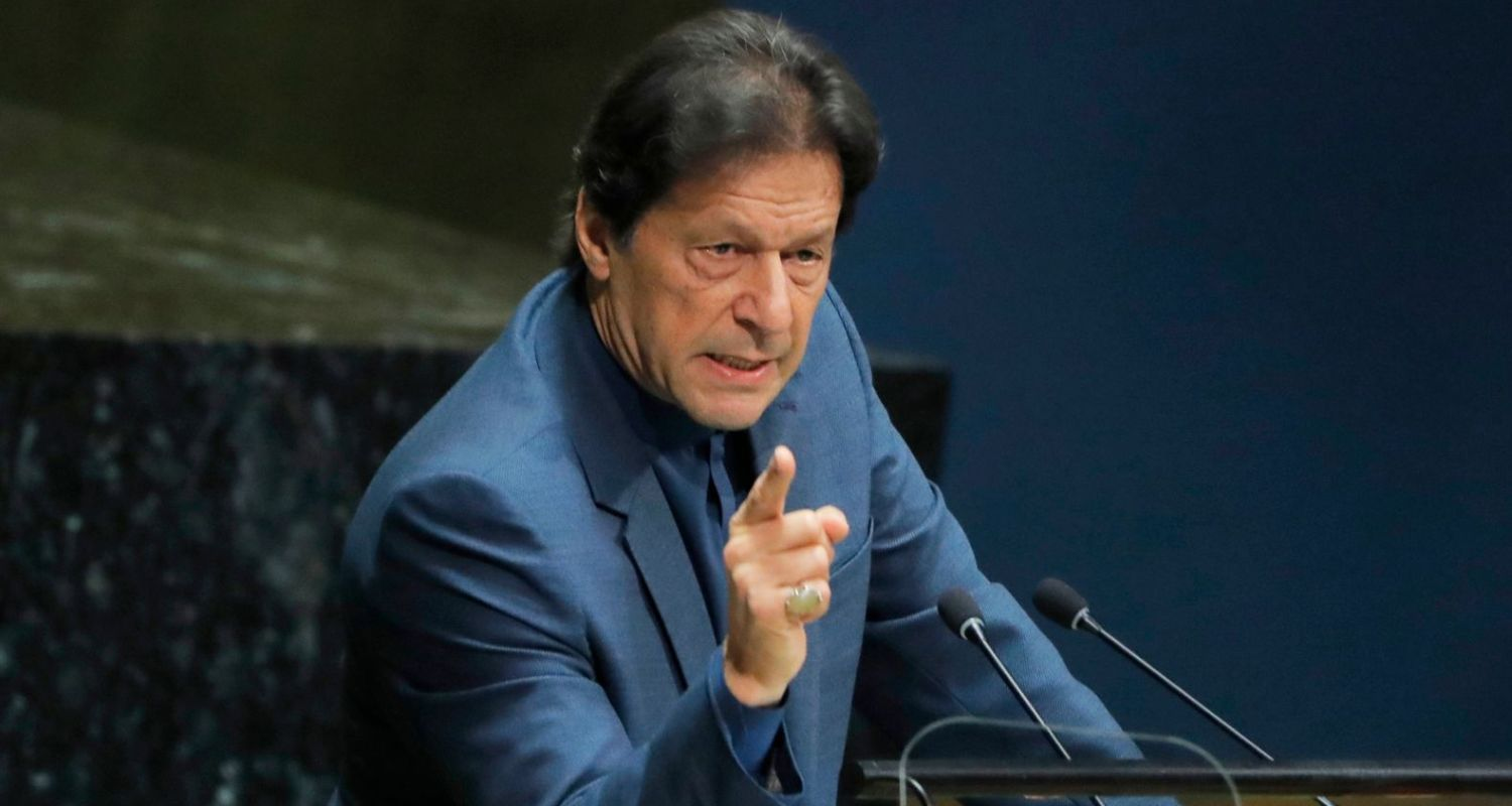 Former Pakistan PM Imran Khan at the United Nations