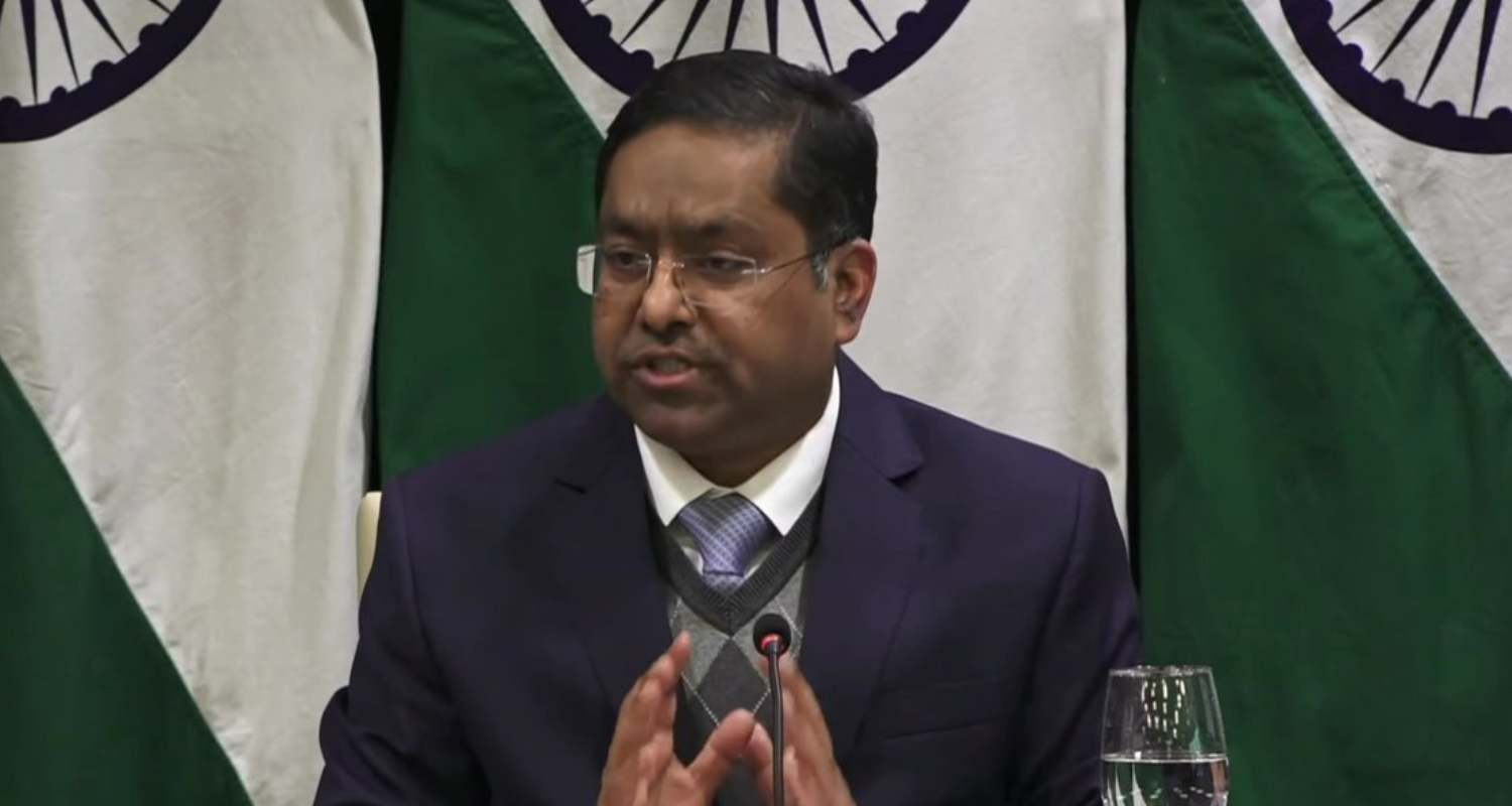 External Affairs Ministry spokesperson Randhir Jaiswal. 