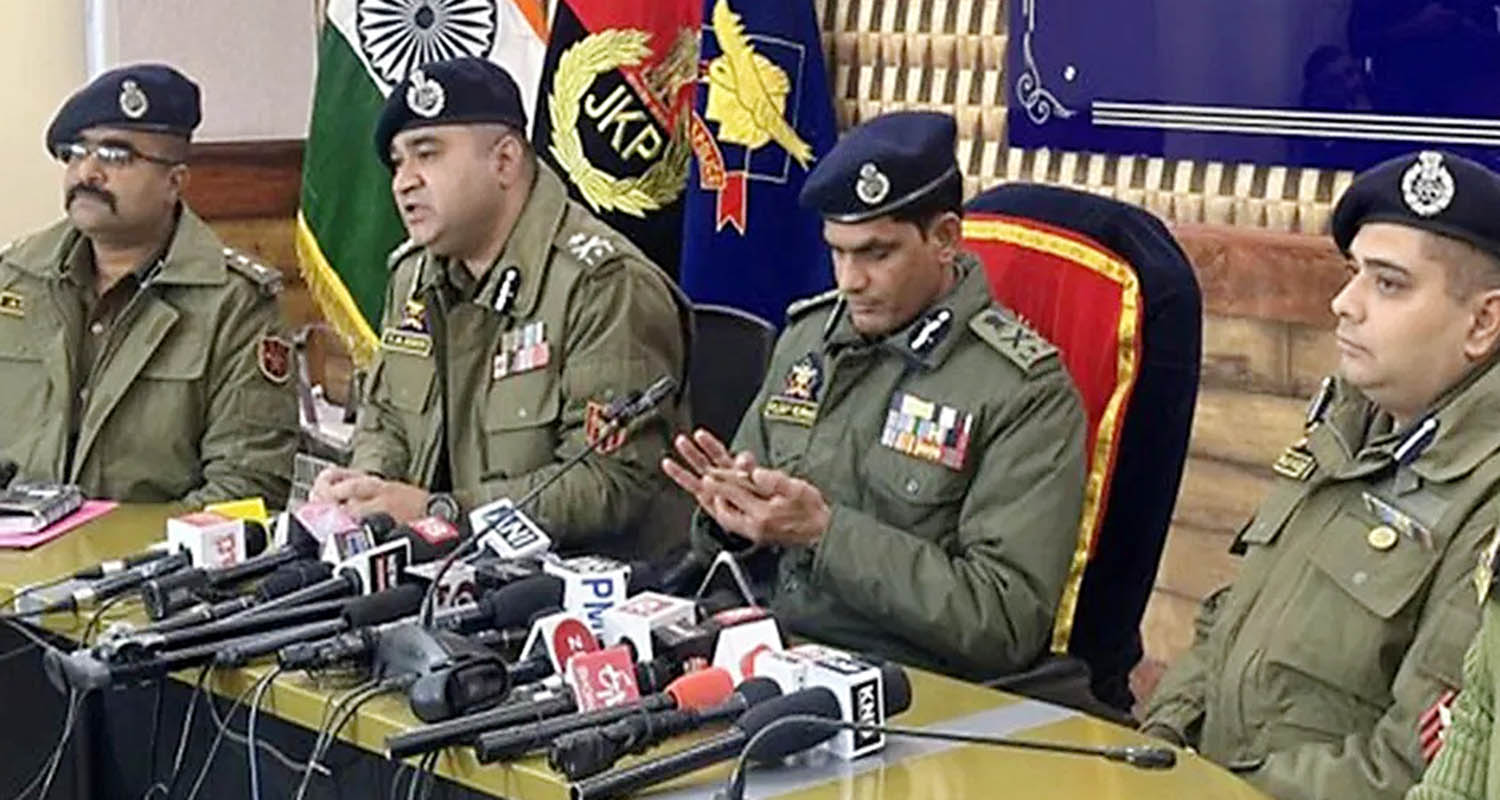 Inspector General of Police, Kashmir Range, VK Birdi, told the press conference and informed that the terrorist who killed two labourers from Punjab here last week has been arrested