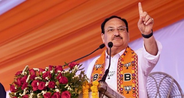 JP Nadda in election rally in Himachal Pradesh 