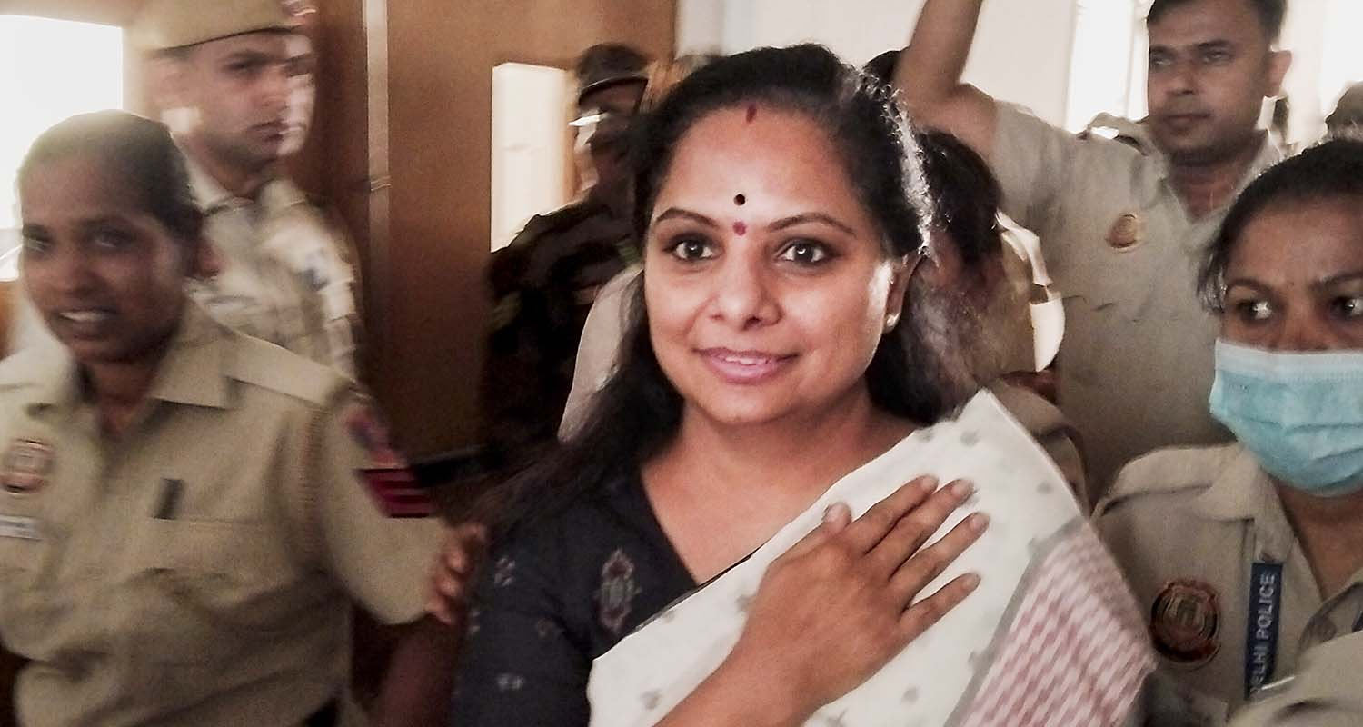 BRS leader K Kavitha. 