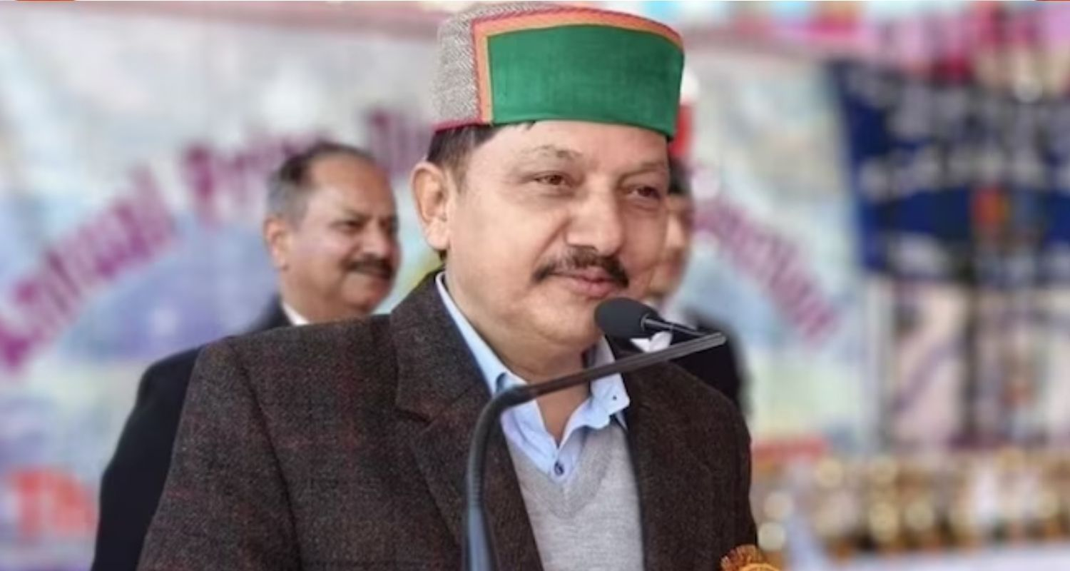 Rajinder Rana during public address. 