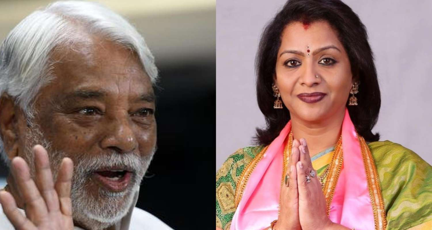 Keshava Rao (left) and G Vijayalakshmi (right).