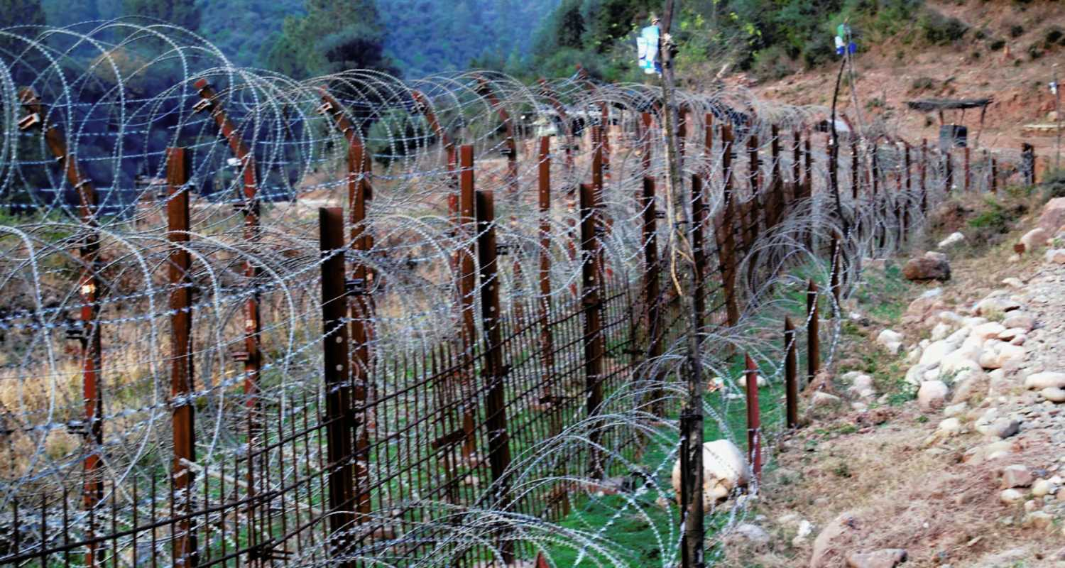 An image of the Line of Control in Poonch district.
