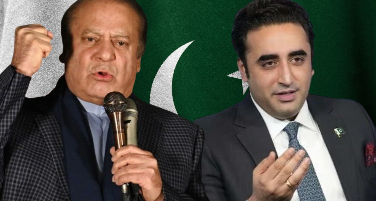 Former Pakistan PM Nawaz Sharif and PPP leader Bilawal Bhutto
