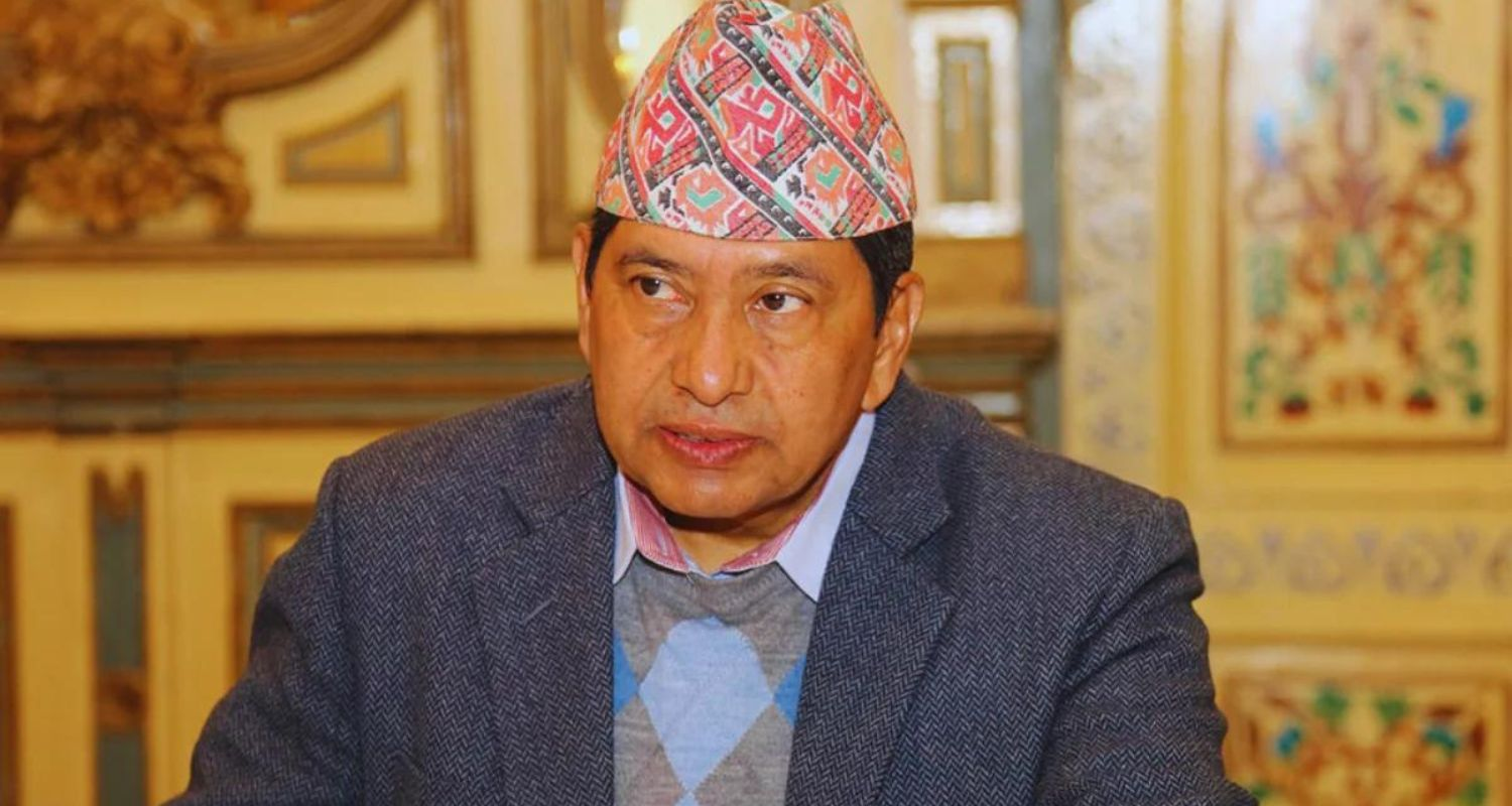 Nepal's Foreign Affairs Minister Narayan Kaji Shrestha