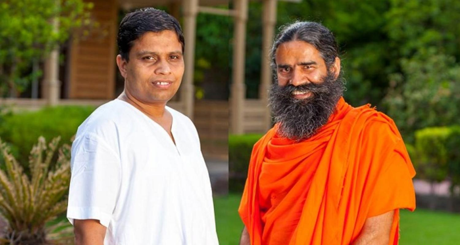 Ayurved Acharya Balkrishna and Ramdev. 