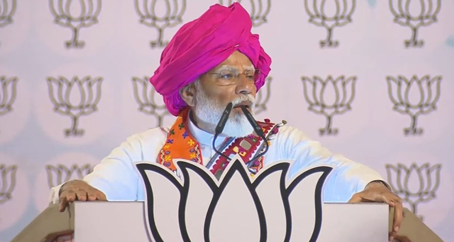 Prime Minister Narendra Modi in Maharashtra.