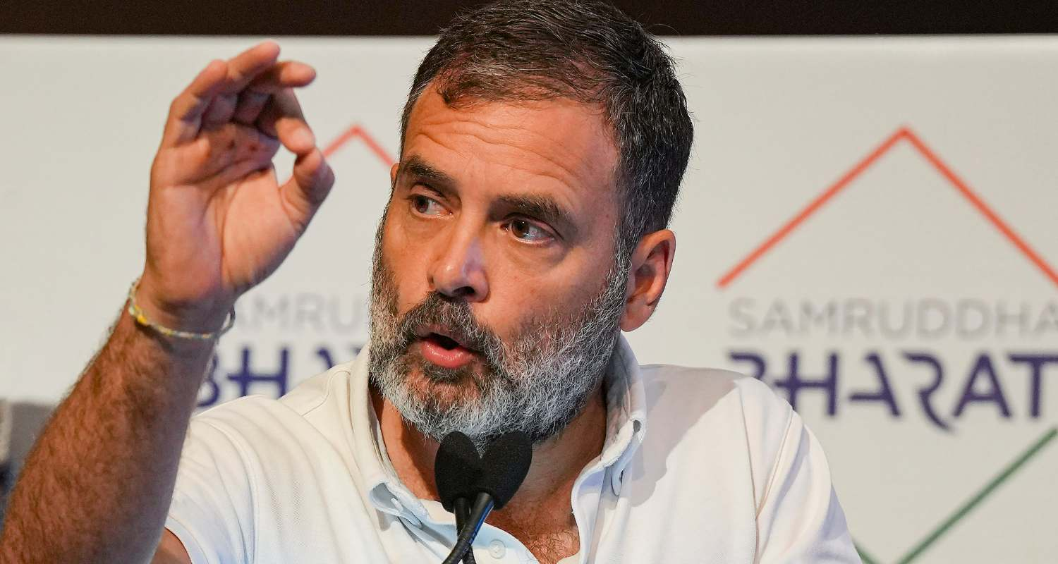  Congress leader Rahul Gandhi. 