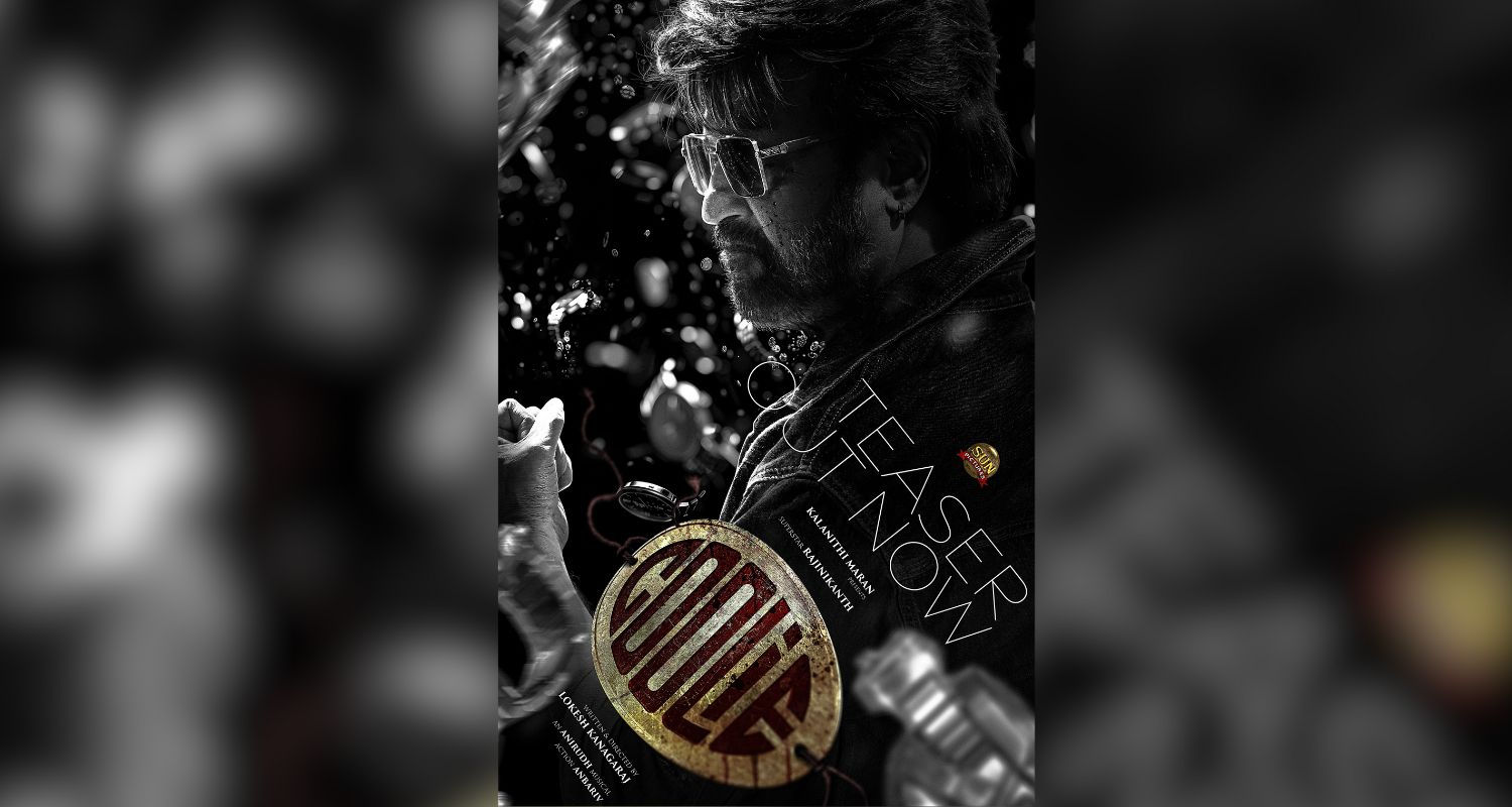 Rajinikanth's movie poster. 