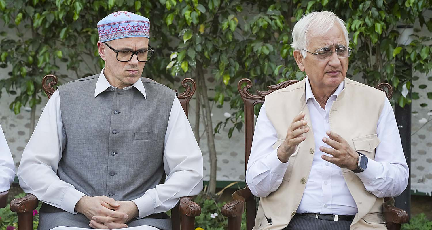 Omar Abdullah said the Congress would contest in Udhampur, Jammu and Ladakh Lok Sabha seats while the National Conference would field candidates in Anantnag, Srinagar and Baramulla.