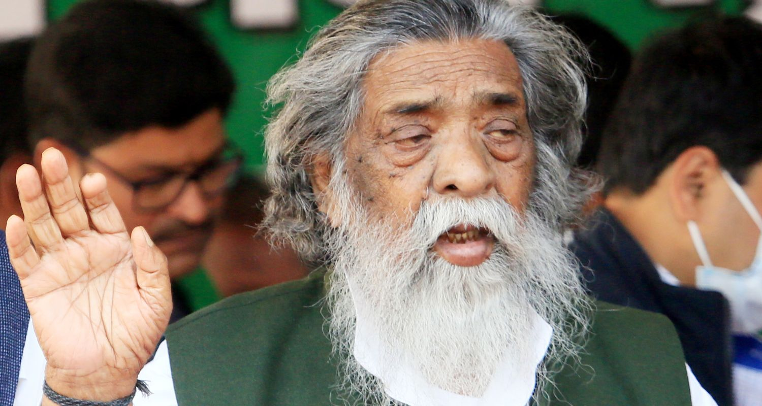 Former CM and Jharkhand Mukti Morcha president Shibu Soren. File photo.