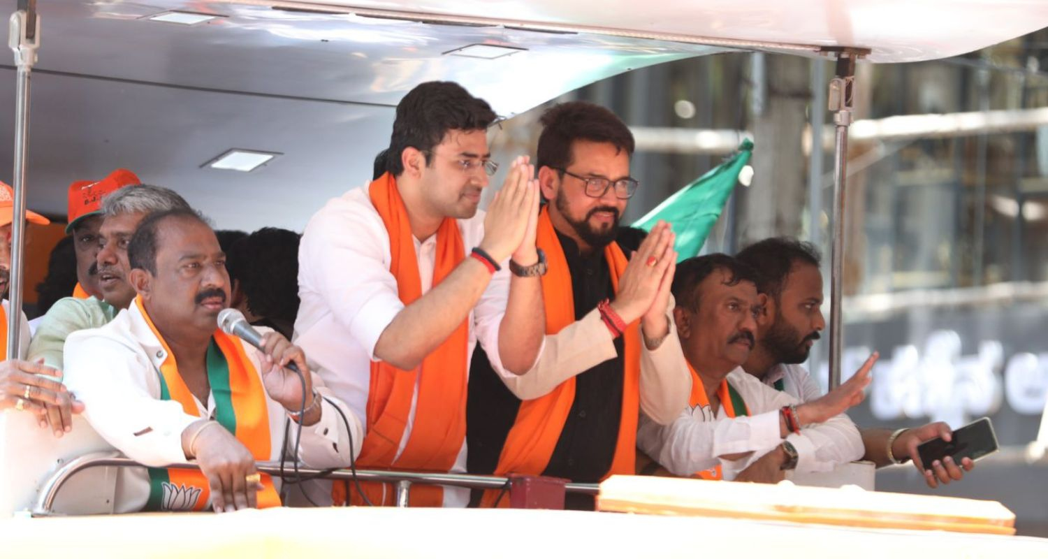 Union Minister Anurag Thakur in Bengaluru.