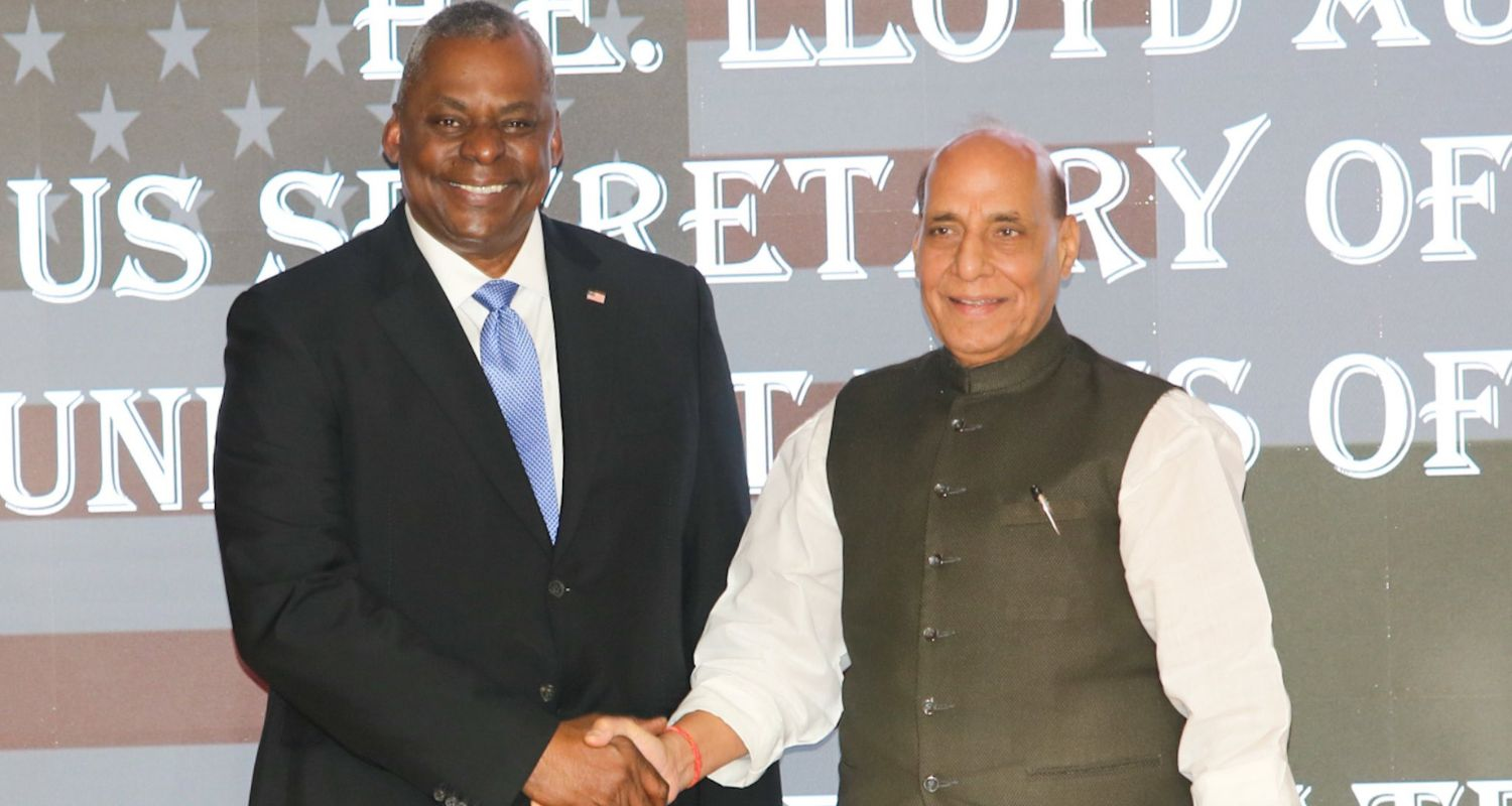 Rajnath Singh calls the US Secy of Defense and holds discussion for enhanced security cooperation. Image X.