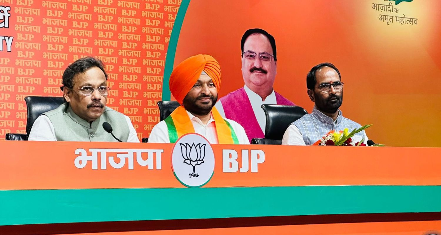 MP Ravneet Singh Bittu joins BJP. Image X.