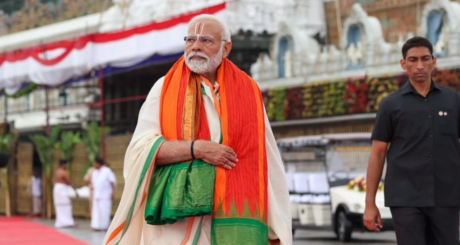 PM Modi in Tamil Nadu for 2 days for Elections Campaign. Image X.