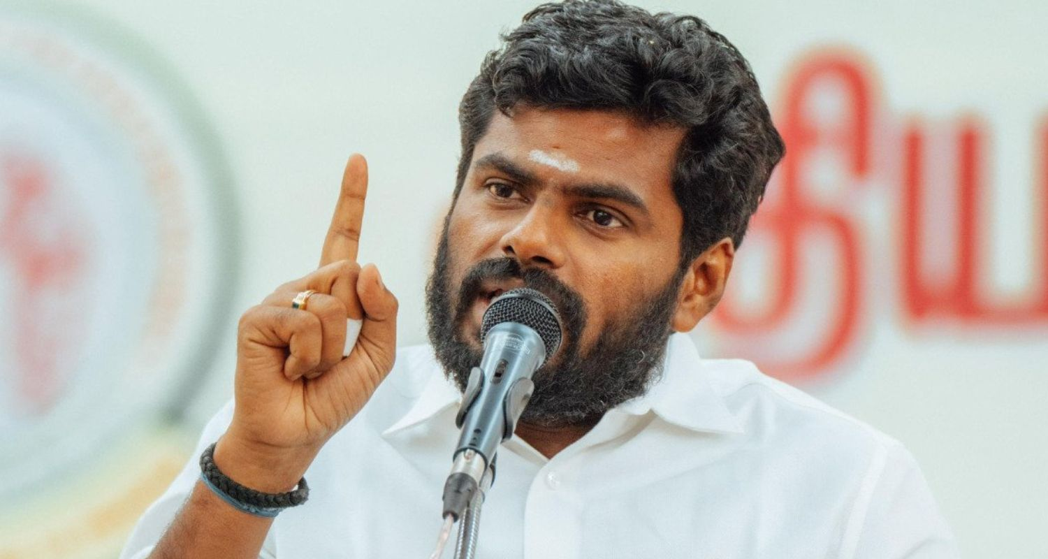 Case registered against Tamil Nadu BJP President Annamalai for Code of Conduct violation. Image X.