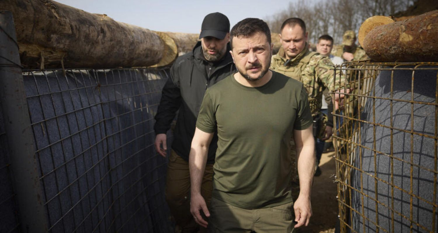 Ukraine's Zelensky Conveys Concerns Over Kharkiv's Military Status. Image X.