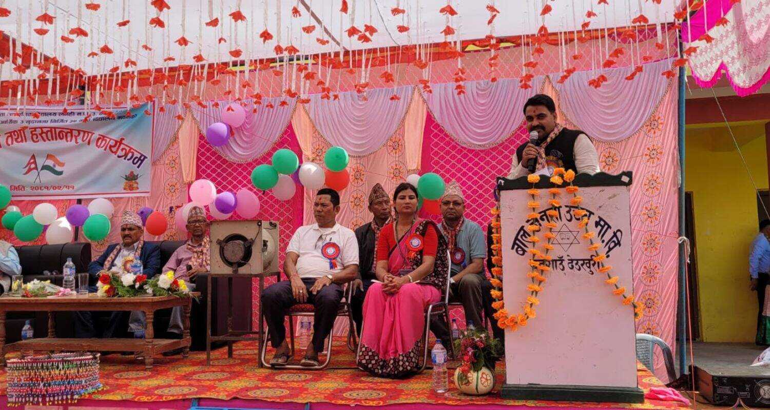 New Schools Built with Indian Aid Inaugurated in Nepal’s Dang District. Image X.