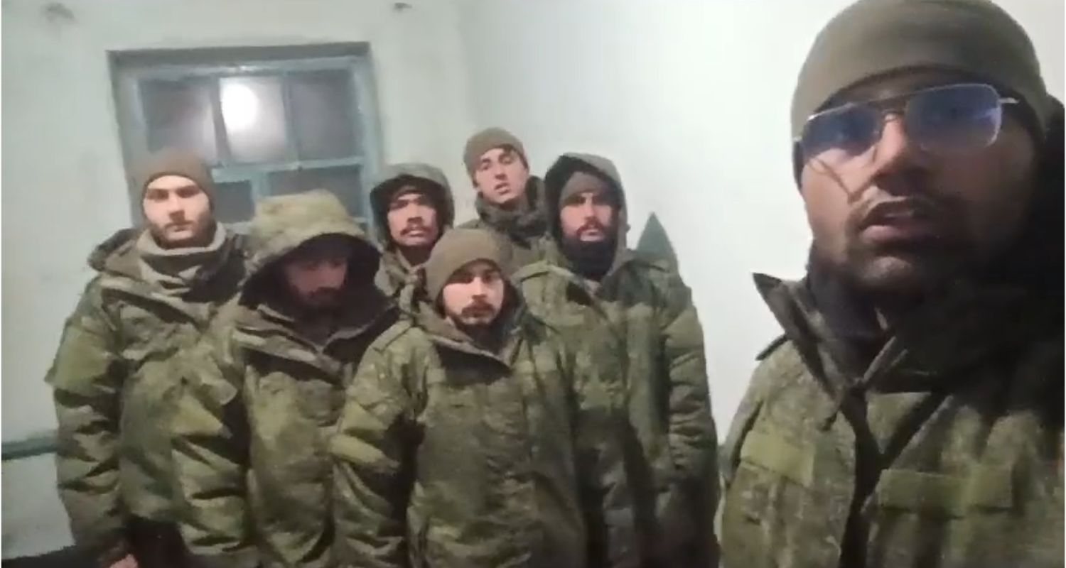 Indian Tourists who are trapped in Russia Ukraine conflict. 