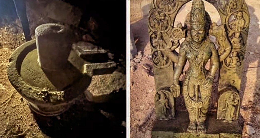 The temporary Mandir of Ram Lalla in Ayodhya after the demolition in 1992.