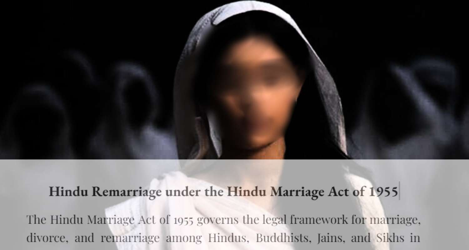 An Indian Widow draped in a white Saree.