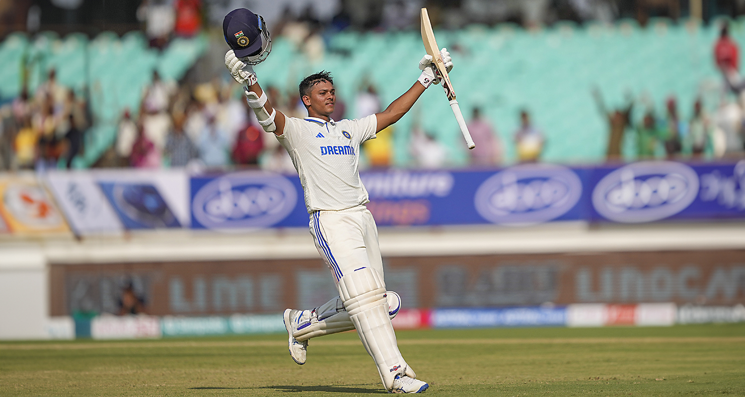 Jaiswal's (104 retired hurt off 133 balls) second ton of the series was beautifully complemented by Shubman Gill (65 batting, 120 balls), who curbed his natural aggression as India ended the day at 196 for 2 in 51 available overs
