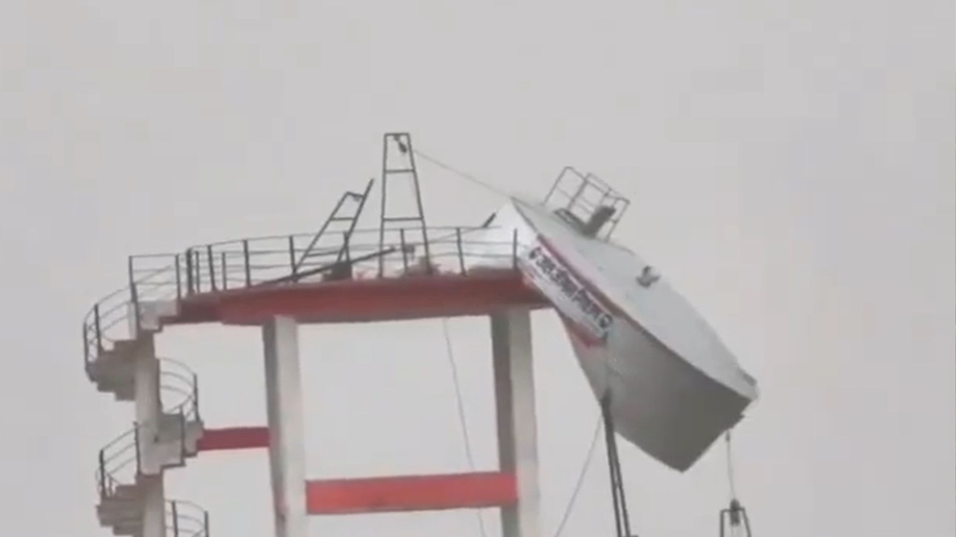 Water Tank Collapse