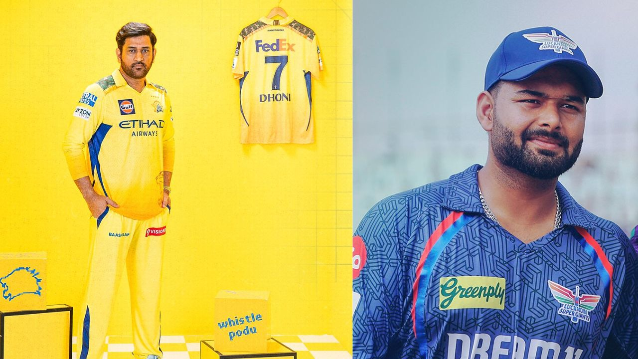 MS Dhoni and Rishabh Pant 