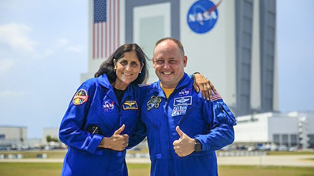Sunitha Williams and Butch Willmore । Photo Credit: PTI