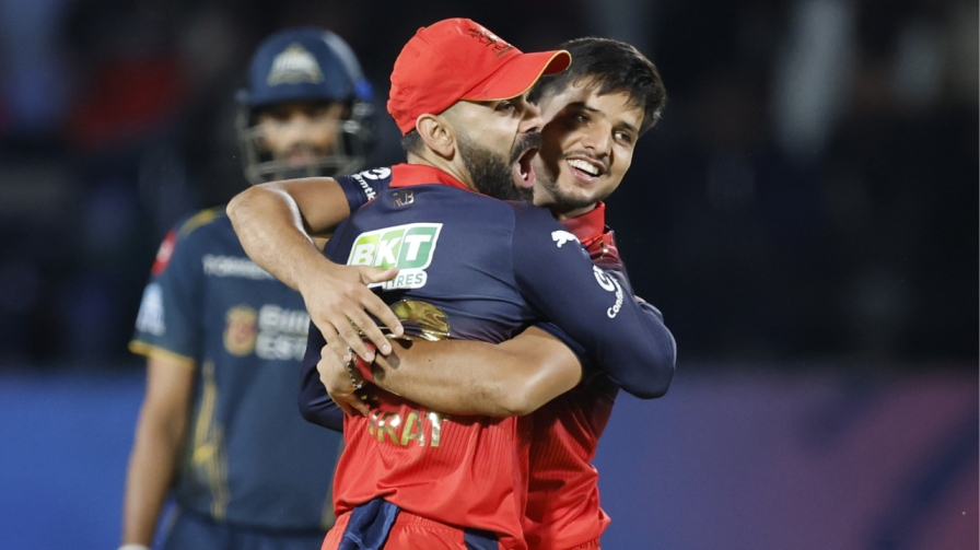 Virat Kohli Rasikh Salam RCB vs GT IPL 2026