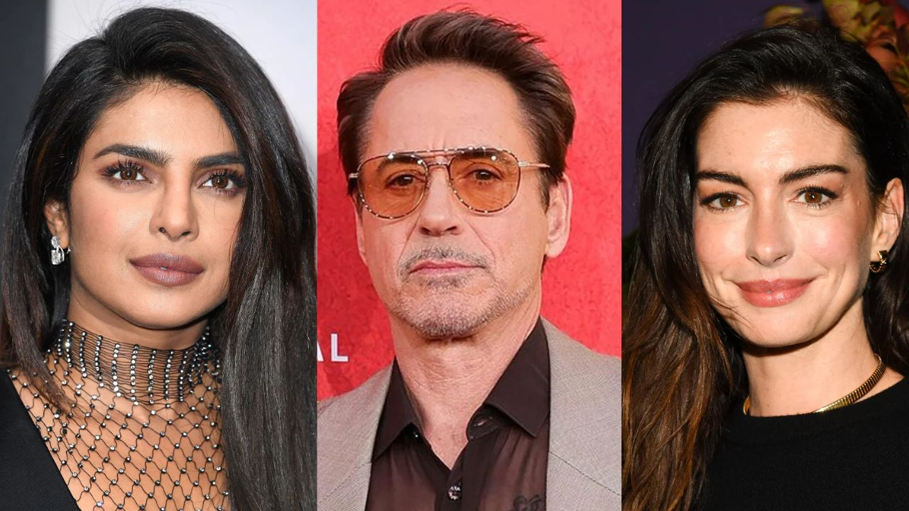Priyanka Chopra, Robert Downey Jr. And Anne Hathaway, Photo Credit: Social Media 