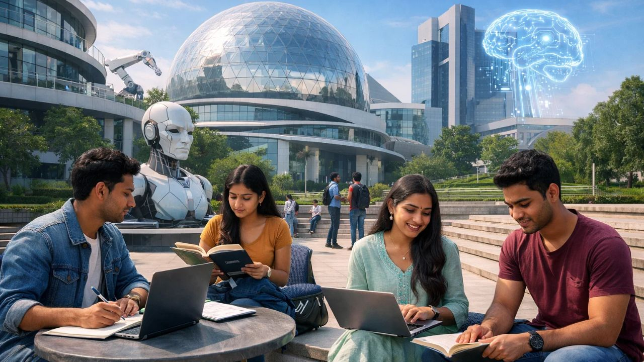 ai generated image of an ai university