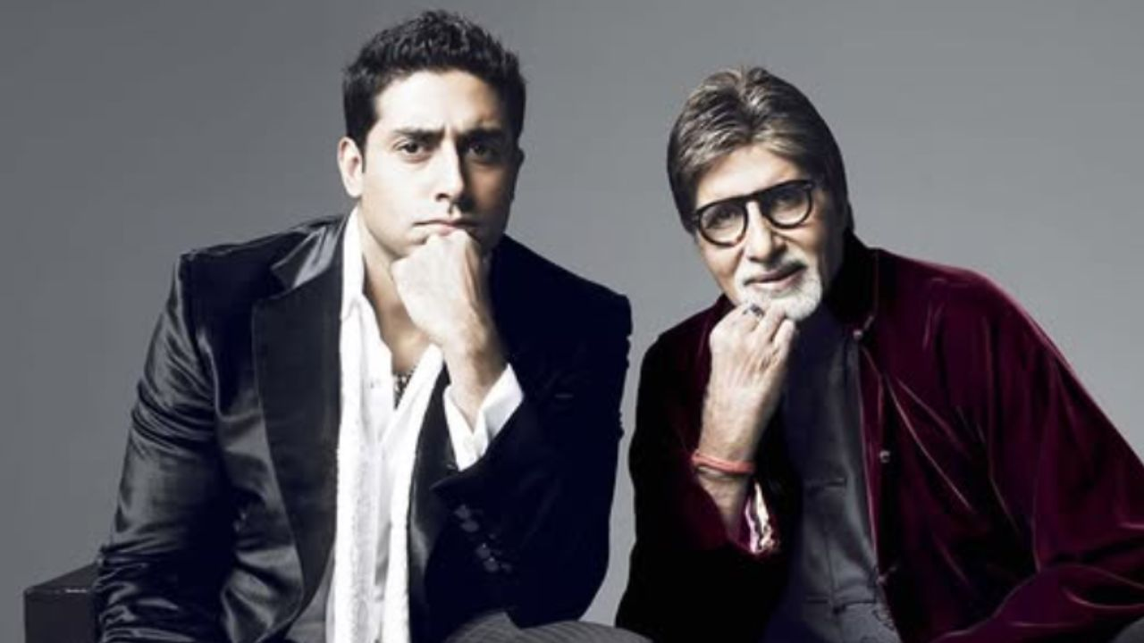 abhishek bachchan and amitabh bachchan