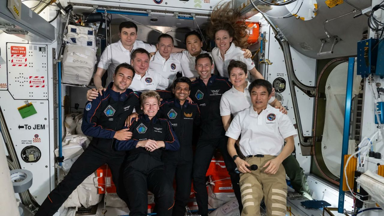 Image of ISS Axiom 4 mission