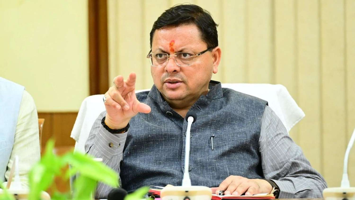 CM Pushkar Singh Dhami