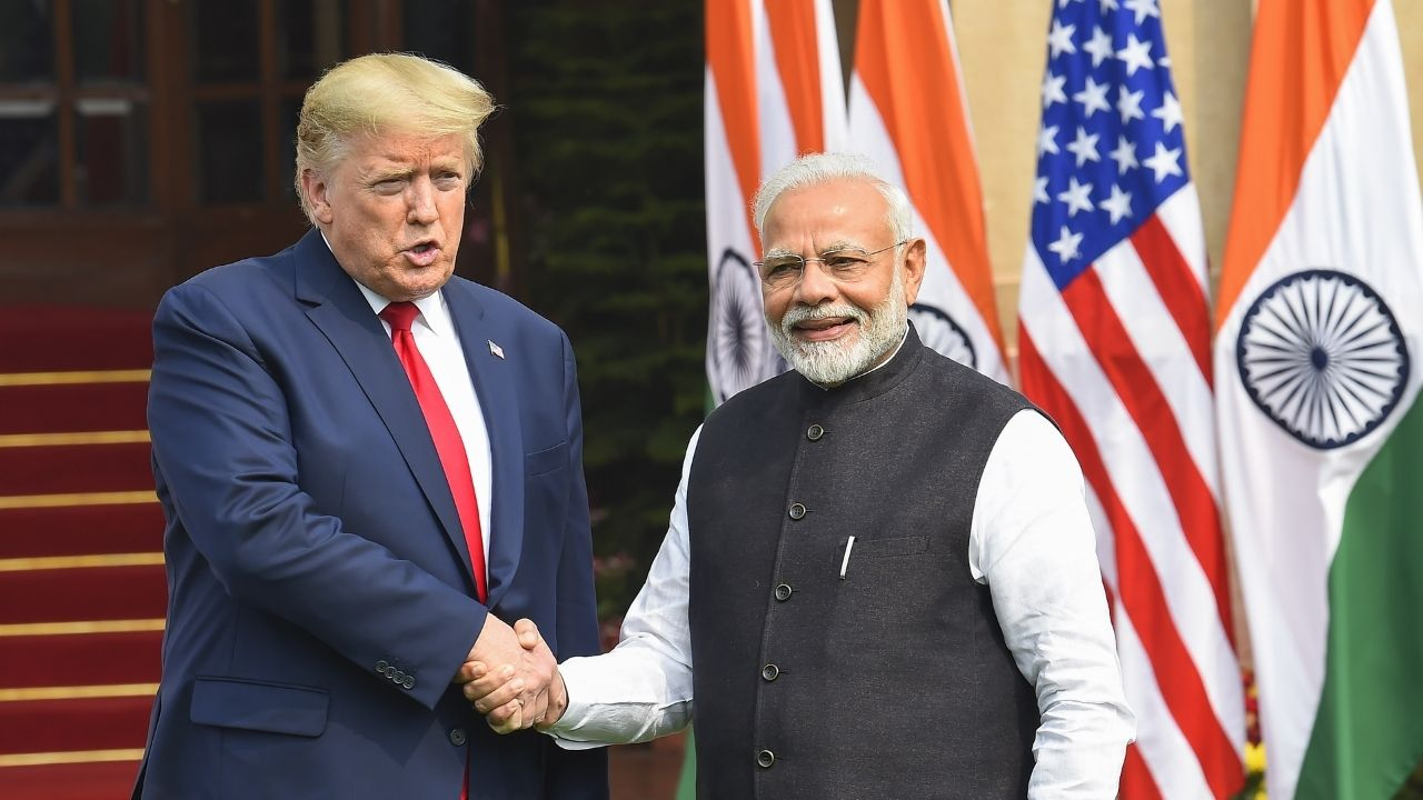 Narendra Modi and and Donald Trump